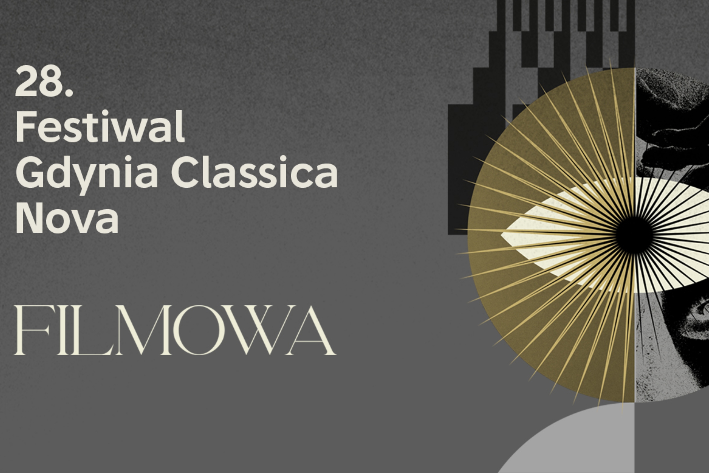 Grafika promująca 28. edycję festiwalu Gdynia Classica Nova 