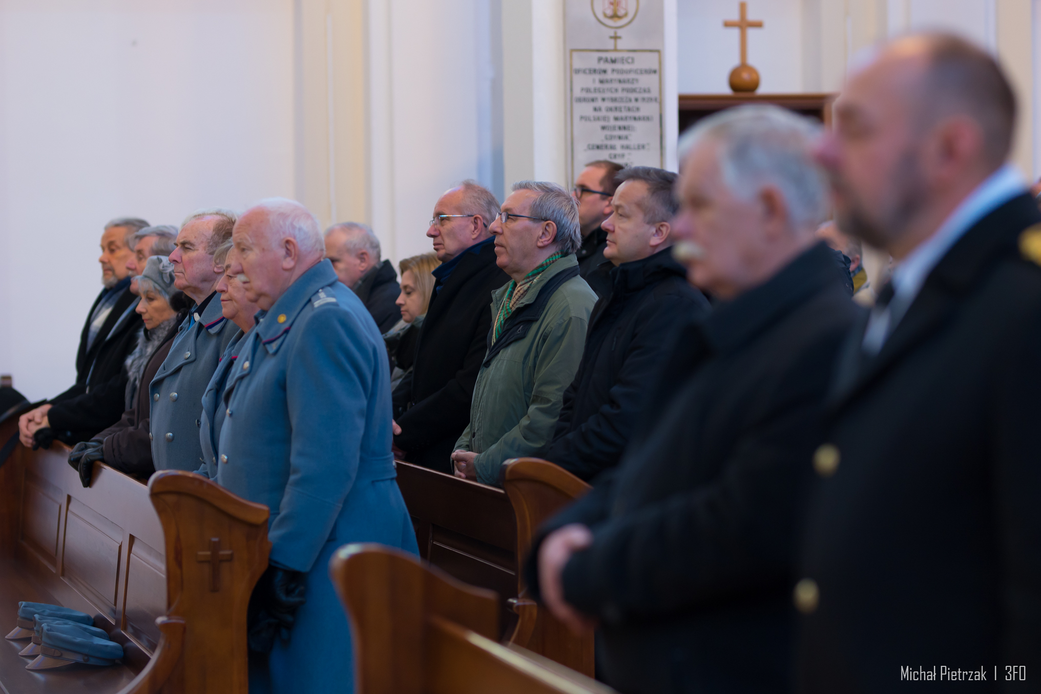 Radny Miasta Gdyni Zenon Roda podczas uroczystości rocznicowych. Fot. Michał Pietrzak / 3 FO