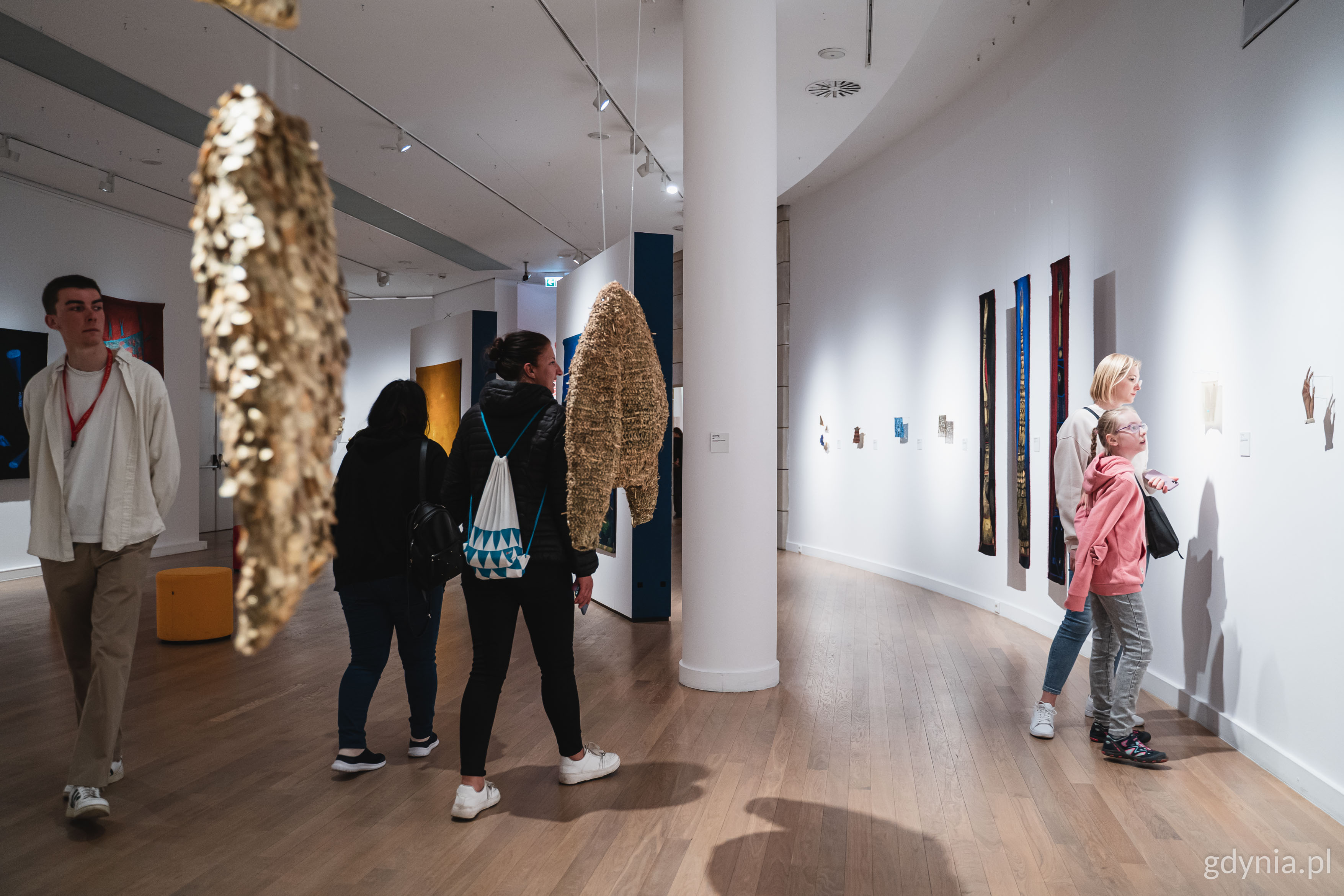 Baltic Mini Textile - jedna z wystaw stałych, kt&oacute;re można było podziwiać podczas sobotniej nocy, fot. Kamil Złoch