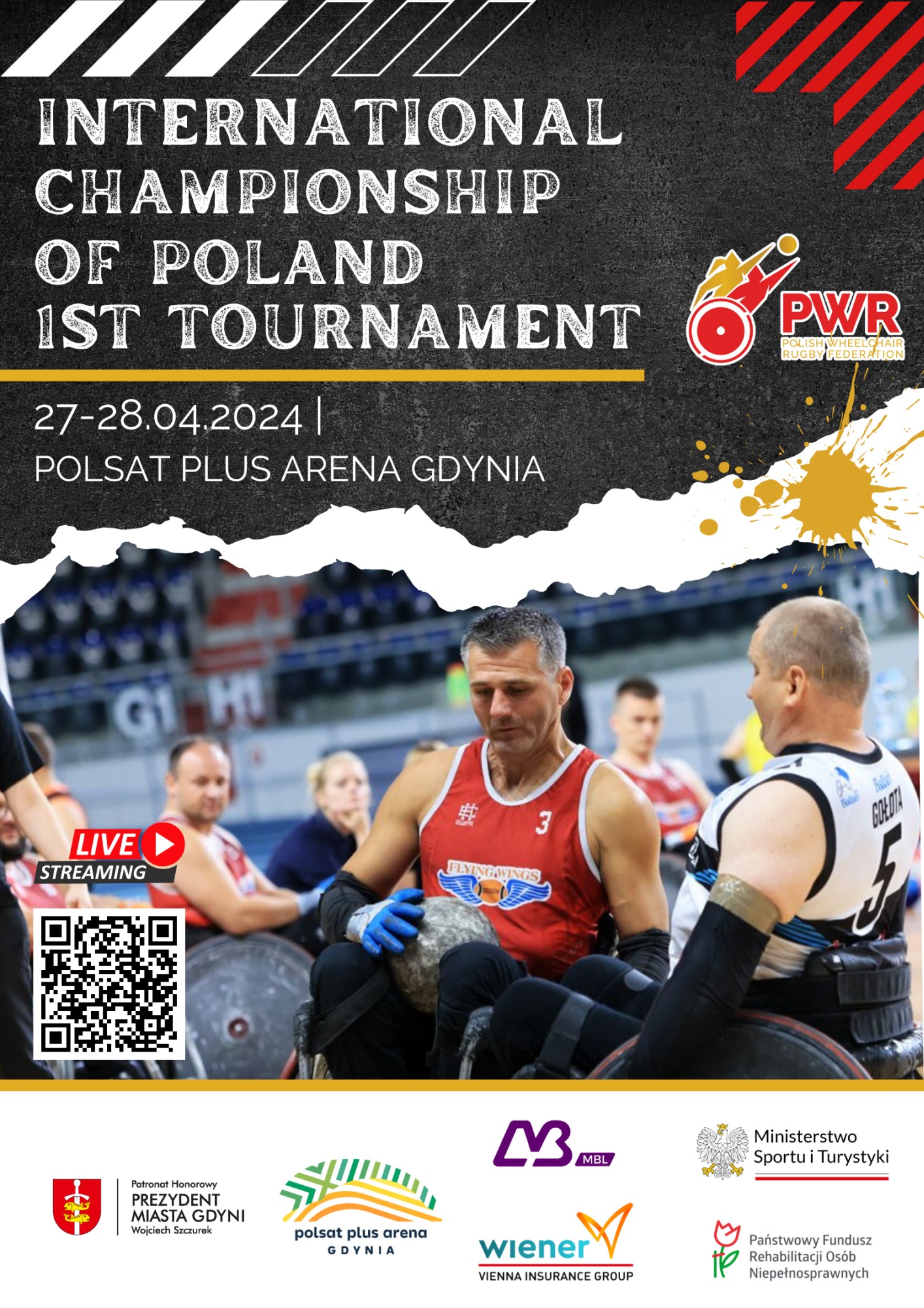 plakat rugby na w&oacute;zkach