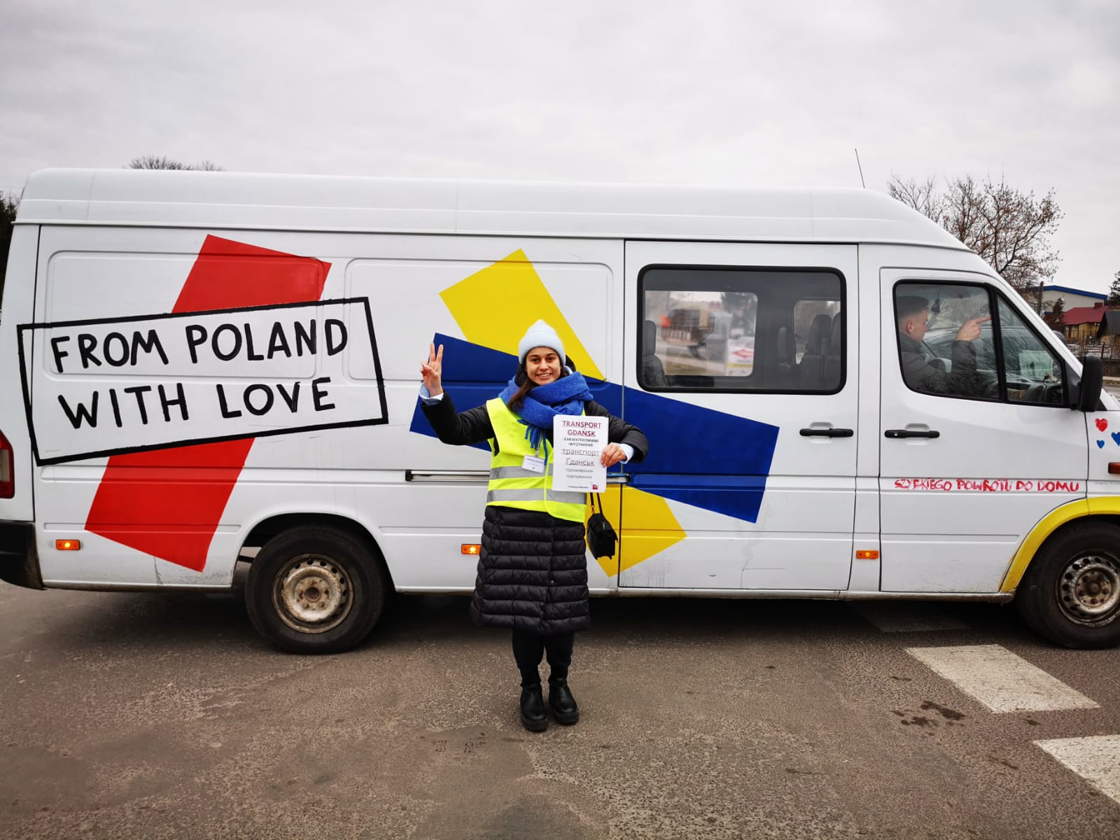 Fundacja Widzialne podczas wyjazdu na granicę//fot. archiwum prywatne