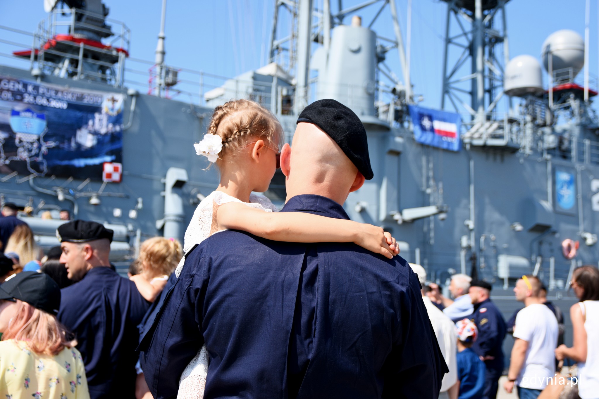 ORP "Gen. K. Pułaski" wr&oacute;cił do domu, gdzie czekało go uroczyste powitanie // fot. Pawel Kukla