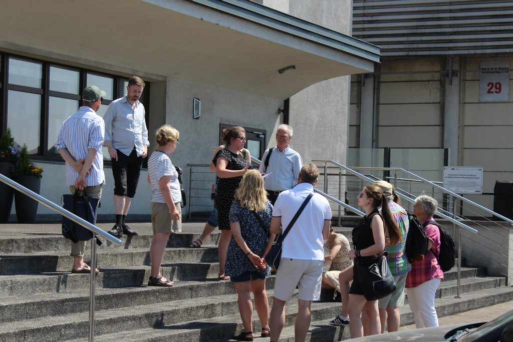 Wizyta przedstawicieli Wojew&oacute;dzkie Urzędu Ochrony Zabytk&oacute;w z Bergen / fot. Celina Łozowska