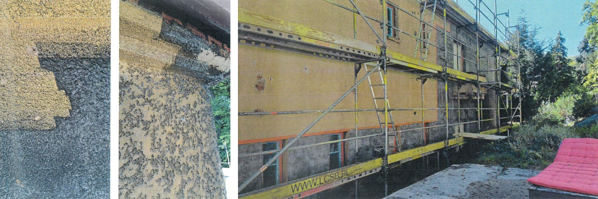 Czyszczenie i zbicie tynk&oacute;w