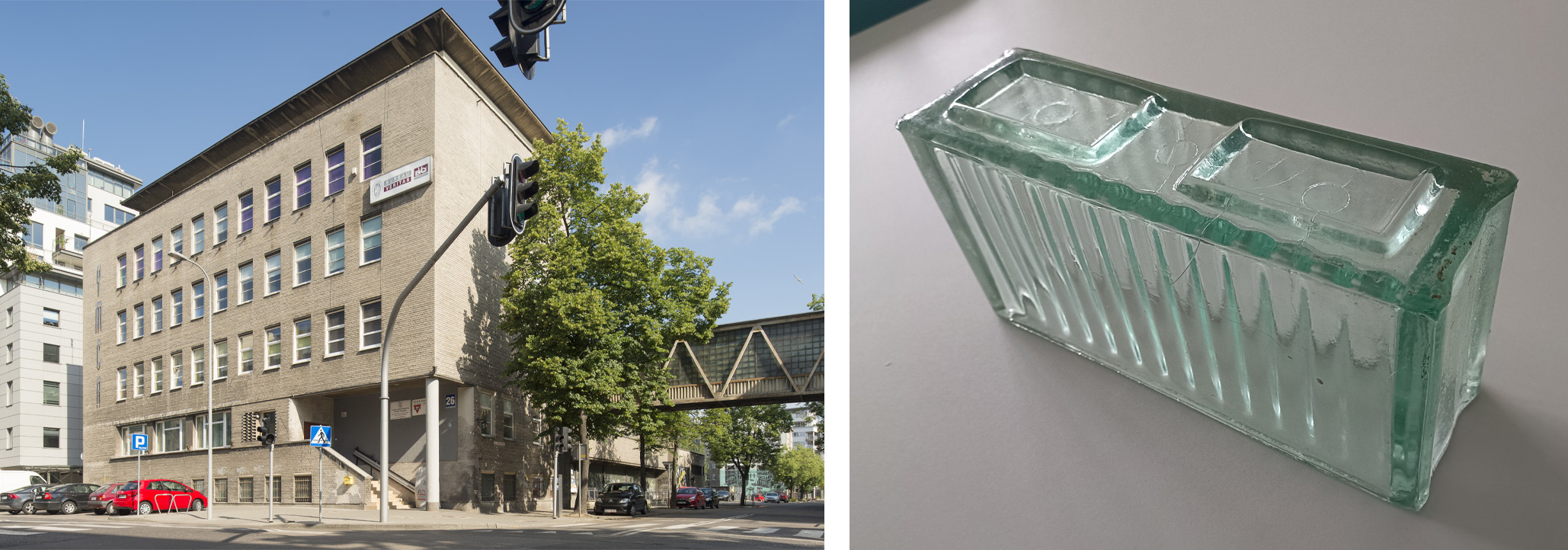 Budynek YMCA i pustak szklany