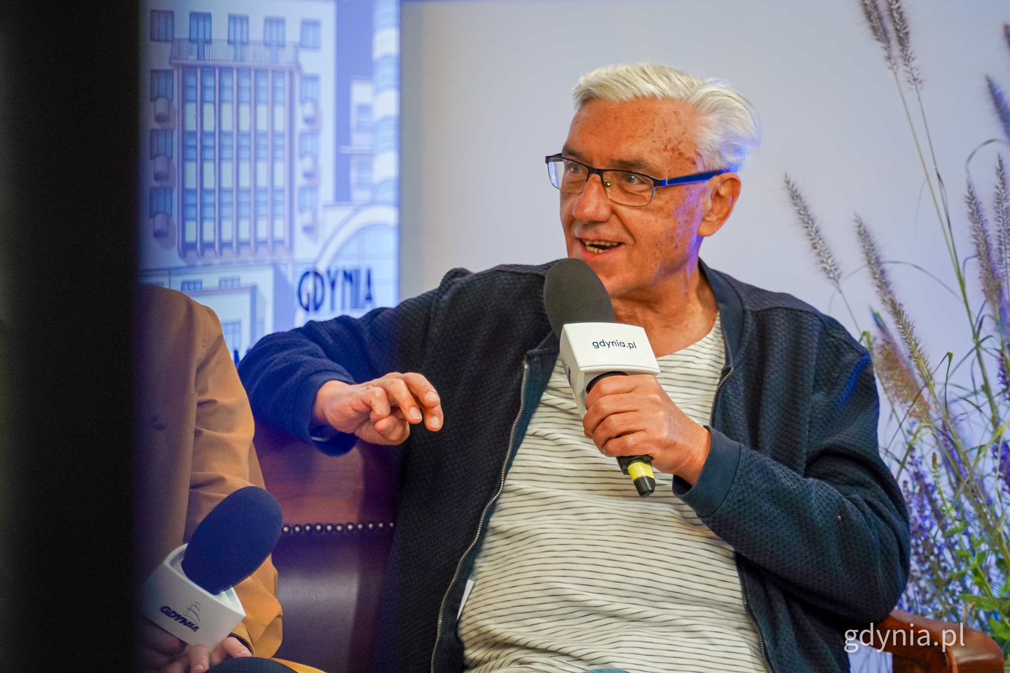 Arkadiusz Brzęczek w studiu &bdquo;Gdynia Filmowa&rdquo;