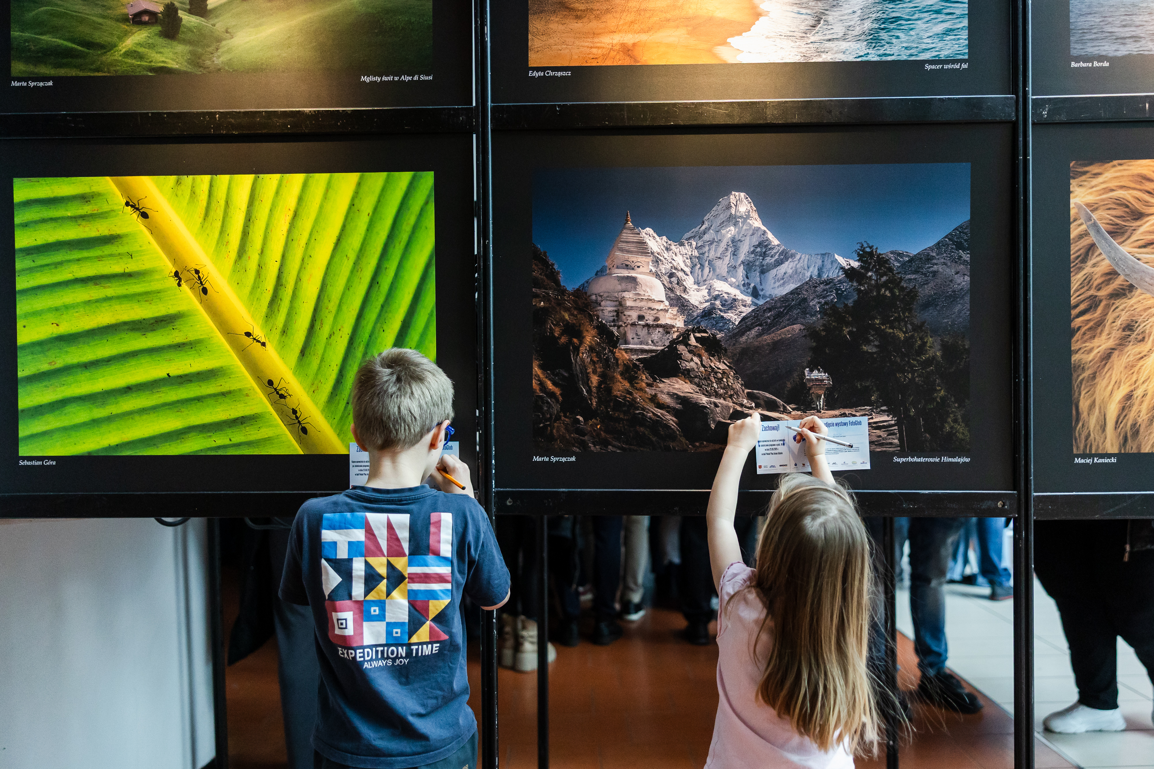 Wystawa FotoGlob podczas Og&oacute;lnopolskich Spotkań Podr&oacute;żnik&oacute;w, Żeglarzy i Alpinist&oacute;w. fot. K. Stańczak