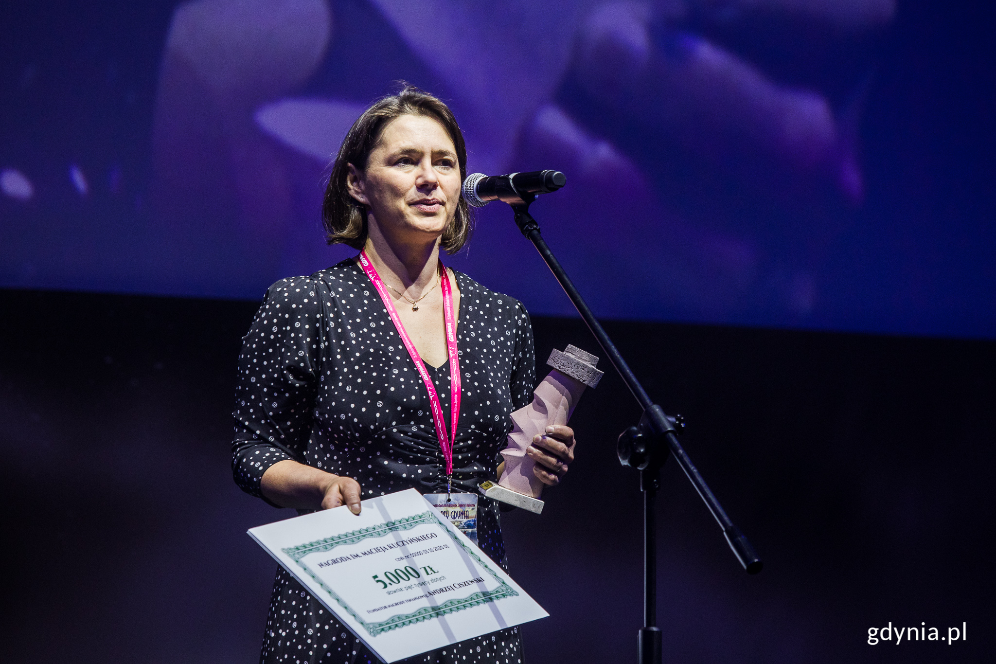 Ewa Chwałko, laureatka Nagrody im. Macieja Kuczyńskiego // fot. Karol Stańczak