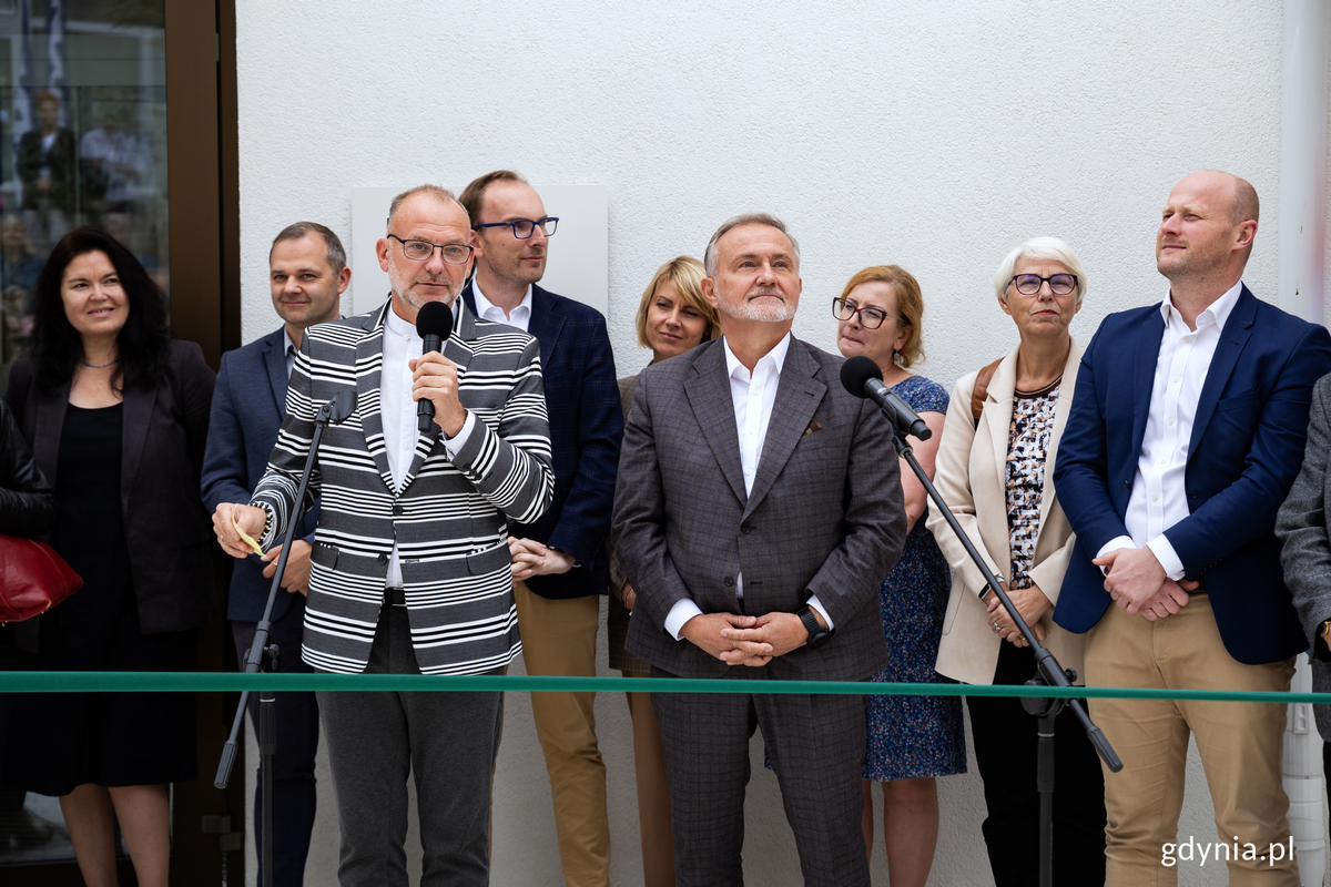 Wiceprezydent Michał Guć podkreślał, że przestrzeń postała dzięki współpracy z mieszkankami i mieszkańcami