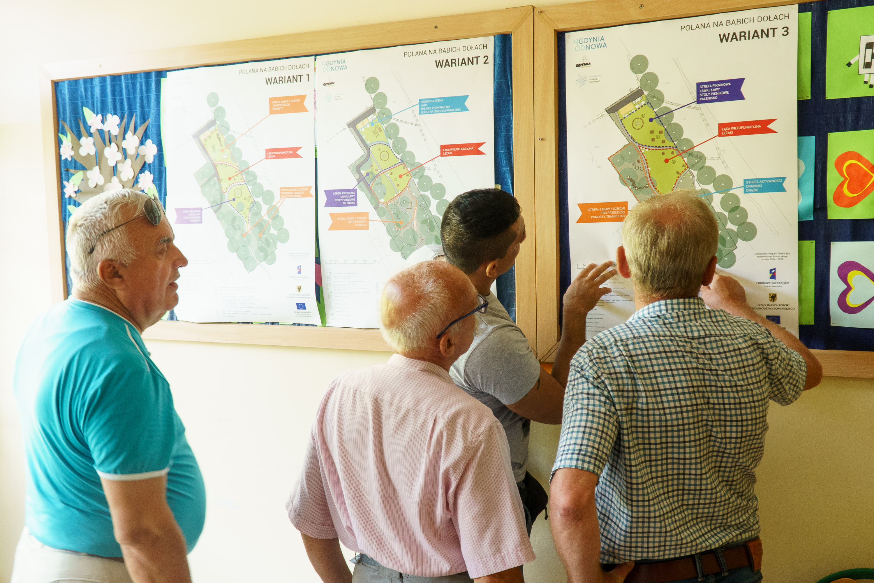 Konsultacje polany rekreacyjnej na Babich Dołach z mieszkańcami (fot. materiały prasowe)