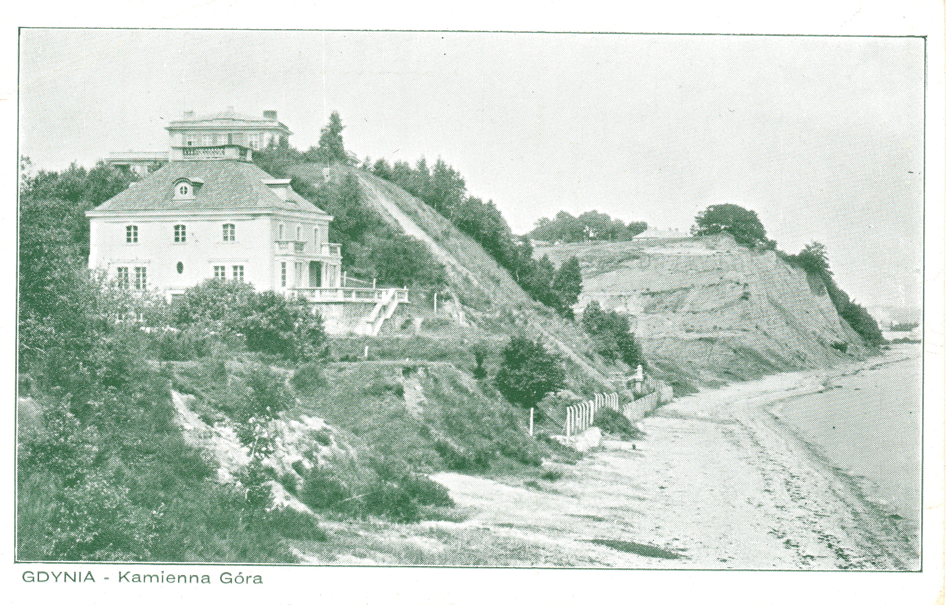 Widok na Kamienną Górę, fotografia archiwalna